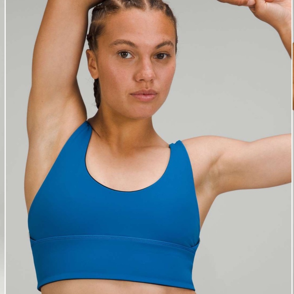 lululemon athletica Blue Align Reversible Bra size 8